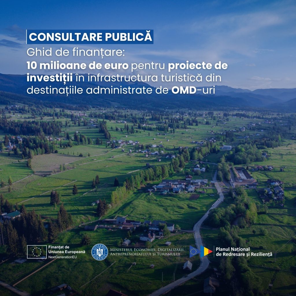 INVESTIȚII ÎN INFRASTRUCTURA TURISTICĂ LA NIVELUL DESTINAȚIILOR  PNRR/2025/C11/refORMA 1